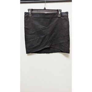 BERSHKA Collection Black Bodycon Mini Skirt